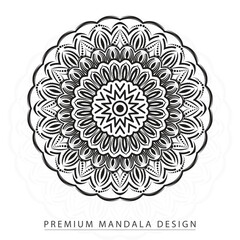 Mandala background vector design