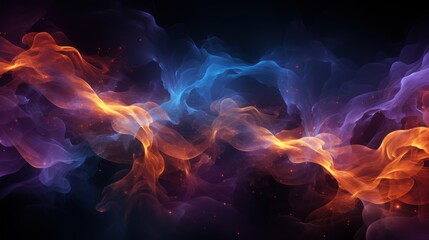 Smoke with particles Texture Background Wallpaper