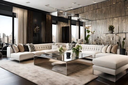 modern living room with sofa 4k HD quality photo. 