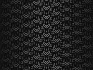 Abstract black background. Abstract steel design on black background futuristic modern design.