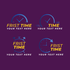 Time icon. Fast time vector icon. Deadline icon.