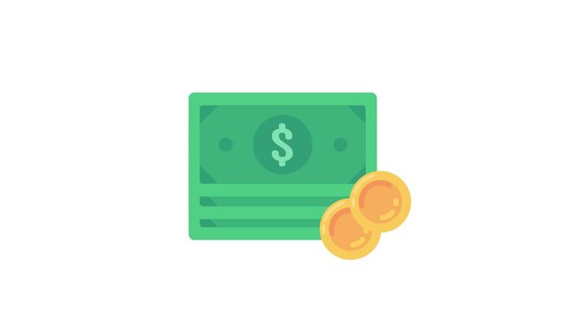 cash icon green dollar bill Paper money is used to purchase goods and services.