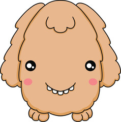 Cute Long Ear Monster Illustration