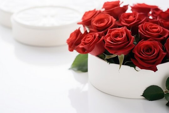 red roses for valentine's day