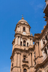 Fototapeta na wymiar The Cathedral of Malaga, Spain