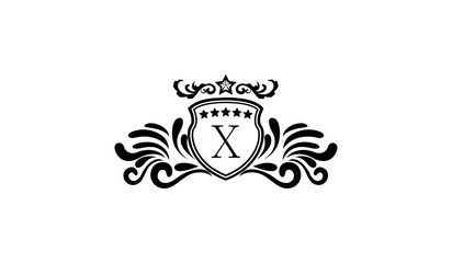 Luxury Retro Elegant Logo X