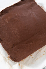 Homemade plain fudge
