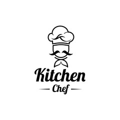 Kitchen Chef Restaurant Logo Stock Illustrations Template