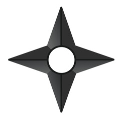 Ninja craft star. vector illustration