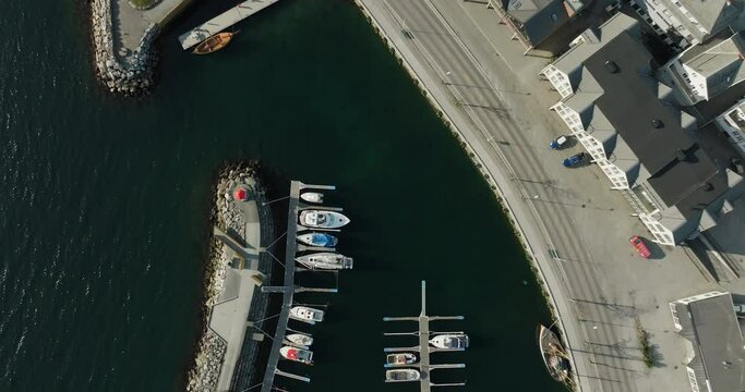Marina in Volda, Norway