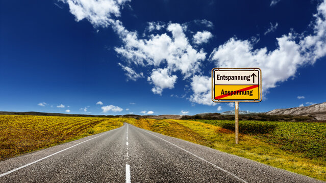 Signposts the direct way to Relaxation versus Stress
