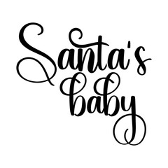 Santa's Baby Svg