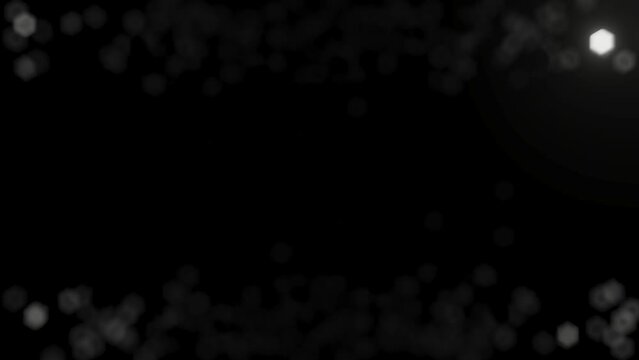 Abstract White Static Bokeh Light Movement Background Loop Overlay
