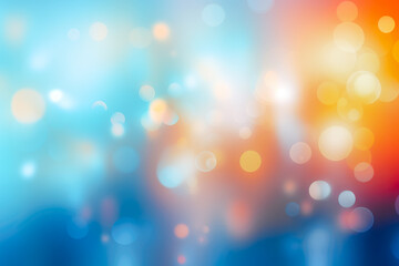 Beautiful Bright Abstract Background With Soft Bokeh Lights. Ai Generated
