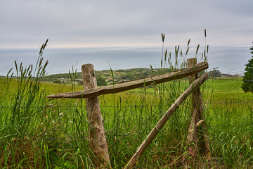 Panorama of the Cantabrian Coast (Spain)