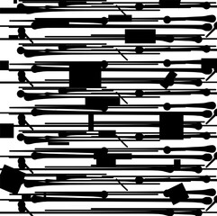 black and white background with horizontal forms