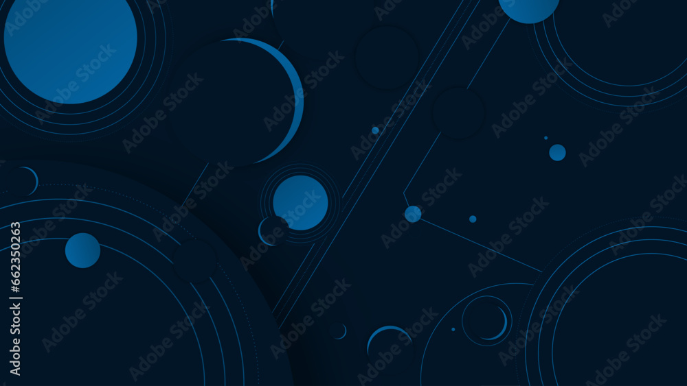 Sticker abstract round element innovation graphic background