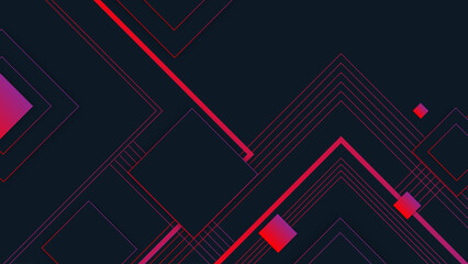 red energy graphic creation, abstract geometric art backdrop
