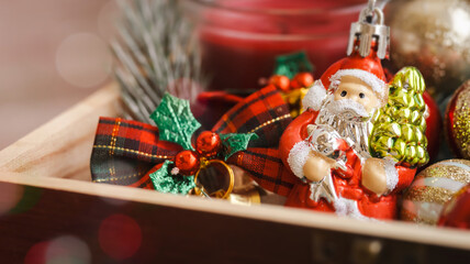 サンタクロースのオーナメント　クリスマス