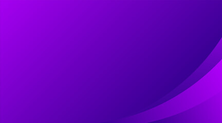 Minimal modern purple gradient background with dynamic curve composition. Vector illustration