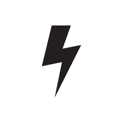 Energy icon. Lightning flat sign design. Energy symbol vector pictogram. Thunder sign. Flash sign. UX UI icon