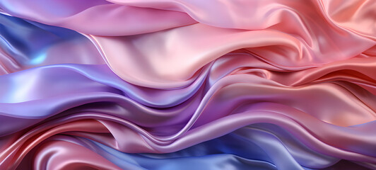 Obraz premium 3D white geometric abstract background overlap layer on bright space with waves decoration. Minimalist modern graphic design element cutout style concept for banner, flyer, card, or brochure cover 