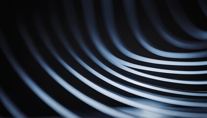 Abstract background with black wavy lines