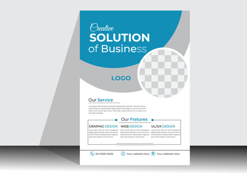 Modern Corporate Multipurpose business flyer template design .