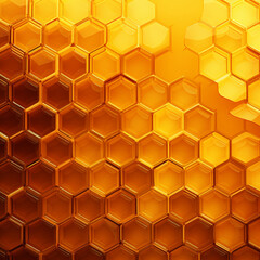Honeycomb pattern background image.	
