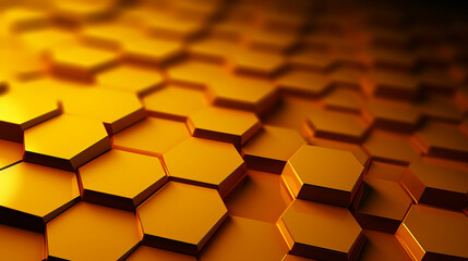 Honeycomb pattern background image.	
