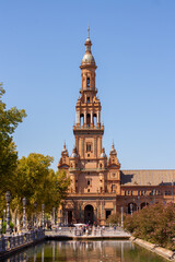 Fototapeta na wymiar Plaza de España (Seville)