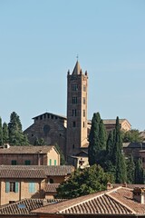 Fototapeta na wymiar Le contrade di Siena in Toscana, Italia