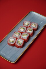 sushi, rolls, Japanese food, fish, rice