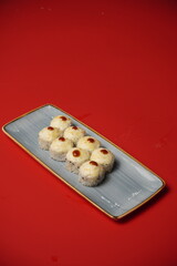 sushi, rolls, Japanese food, fish, rice