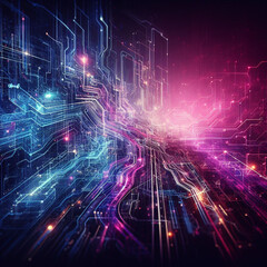 electric flow, big data, circuit diagram, data flow, connectivity and networking, global network, computer science wallpaper, background image, electronics vibe, neon lightning effect