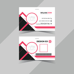 Fototapeta premium Vector corporate and modern simple and clean ID card template