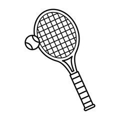tennis icon. tennis racket icon