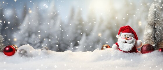Naklejka na ściany i meble Christmas background ,Merry Christmas greeting card background