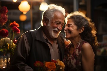 Eternal Love: A Serene Journey for an Aging Hispanic Couple