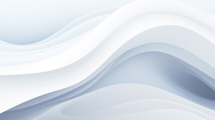 Illustration of abstract white background with wavy lines
