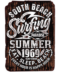 South Beach surfing, Sommer, Wasser, Meer, Wassersport