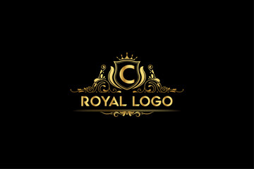 Royal, luxury , brand, company, logo design