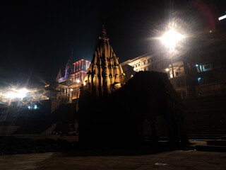 temple at night || varanasi temples at night || manikarnika ghat temple
