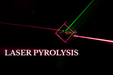 Laser Pyrolysis: Breaks down materials into smaller particles for analys