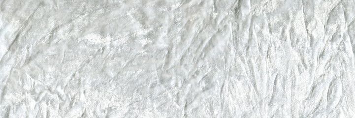 White color textile texture coarse crumpled velvet fabric, fabric macro shooting background - obrazy, fototapety, plakaty