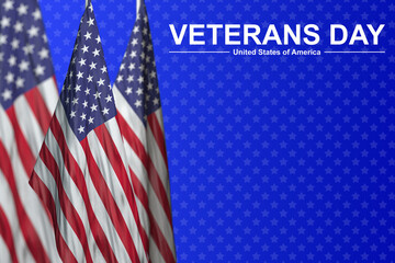 Veterans day Honoring all who served. November 11. Greeting card, banner background.