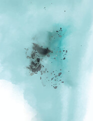 Fototapeta premium Watercolor texture splatter stain background