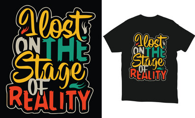  typography quote black t shirt design, typography for print t shirt Premium Vector