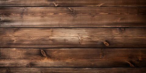 Fototapeta premium A grunge-style, rustic brown wooden timber texture, ideal for wall, floor, or table backgrounds.