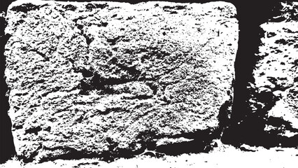rusted brick black and white texture pattern